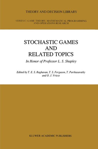 Produktbild: Stochastic Games And Related Topics
