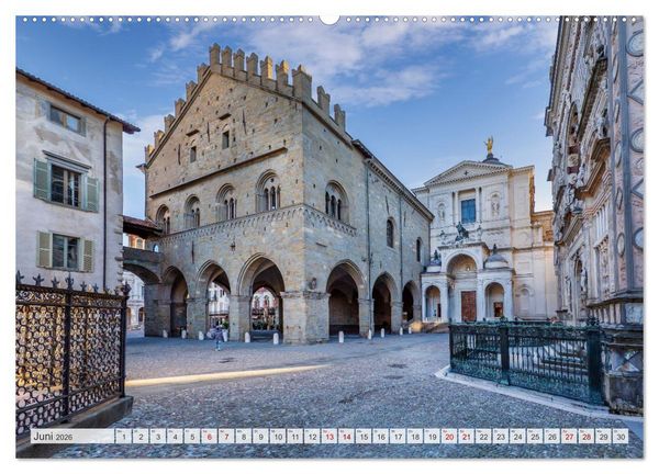 Produktbild: Bezauberndes Bergamo (hochwertiger Premium Wandkalender 2026 DIN A2 quer), Kunstdruck in Hochglanz