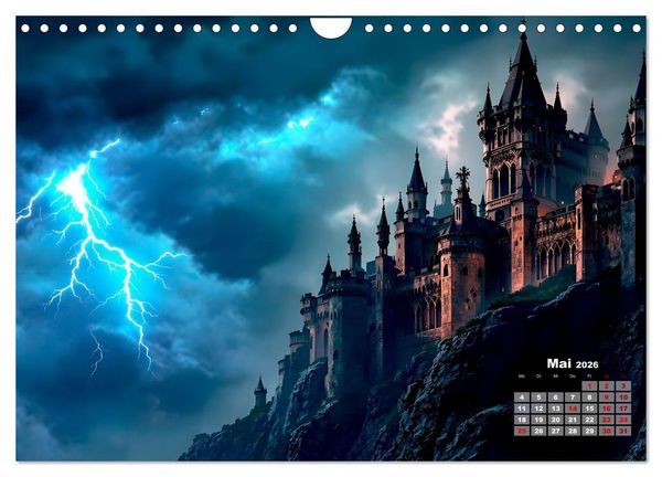 Produktbild: Burgen der Legenden (Wandkalender 2026 DIN A4 quer), CALVENDO Monatskalender