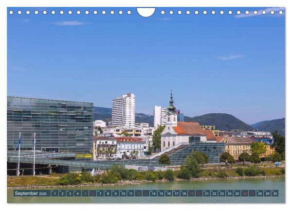 Produktbild: Facettenreiches Linz (Wandkalender 2026 DIN A4 quer), CALVENDO Monatskalender