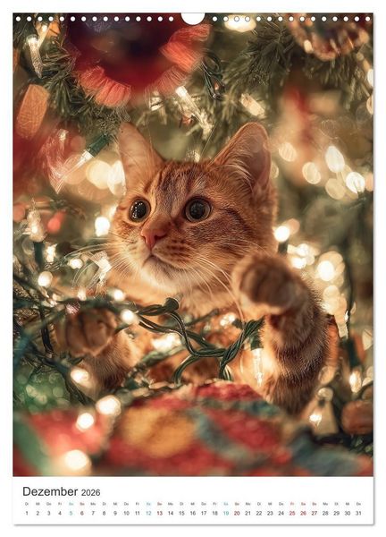 Produktbild: Katzen gegen Alltag (Wandkalender 2026 DIN A3 hoch), CALVENDO Monatskalender