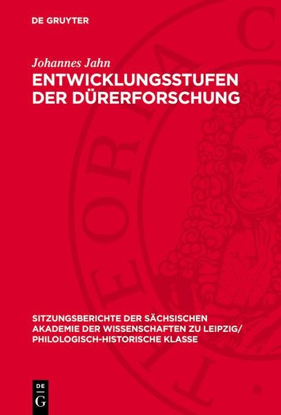 Produktbild: Entwicklungsstufen der D&uuml;rerforschung