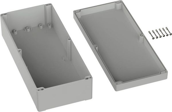 Produktbild: TRU COMPONENTS TC-9065720 Industrie-Geh&auml;use 360 x 160 x 100 ABS Lichtgrau (RAL 7035) 1St.