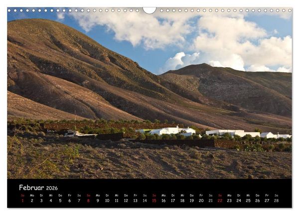 Produktbild: Lanzarote - Insel der Vulkane (Wandkalender 2026 DIN A3 quer), CALVENDO Monatskalender