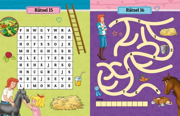 Produktbild: Bibi & Tina Kreuzwortr&auml;tsel f&uuml;r Lese-Anf&auml;nger ab 6