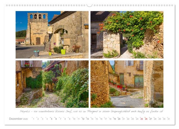 Produktbild: Sehnsucht Perigord - Frankreichs S&uuml;dwesten an der Dordogne (Wandkalender 2026 DIN A2 quer), CALVENDO Monatskalender