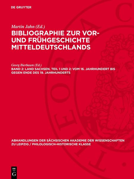 Produktbild: Land Sachsen. Teil 1 und 2: Vom 16. Jahrhundert bis gegen Ende des 19. Jahrhunderts