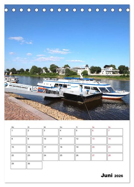 Produktbild: Magdeburger Ansichten (Tischkalender 2026 DIN A5 hoch), CALVENDO Monatskalender