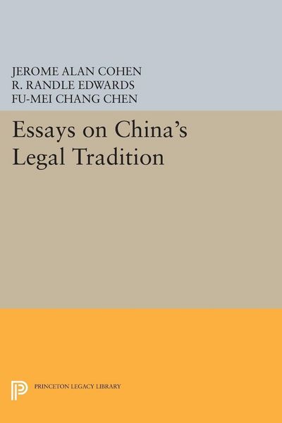 Produktbild: Essays on China's Legal Tradition