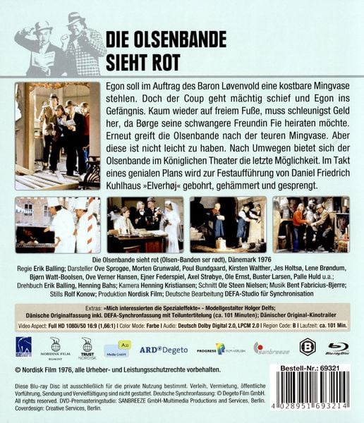 Produktbild: Die Olsenbande - Sieht Rot