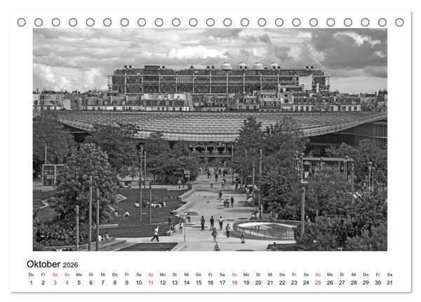 Produktbild: Paris vive la m&eacute;tropole (Tischkalender 2026 DIN A5 quer), CALVENDO Monatskalender