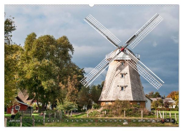 Produktbild: Ahrenshoop - Stimmungsbilder eines K&uuml;nstlerortes (hochwertiger Premium Wandkalender 2026 DIN A2 quer), Kunstdruck in Hochglanz