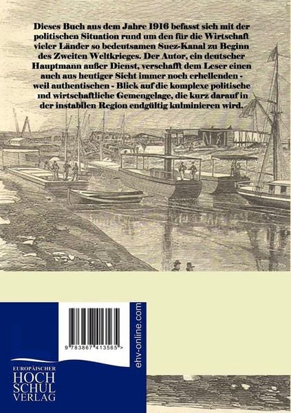 Produktbild: Der Suezkanal im Jahre 1915