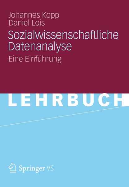 Produktbild: Sozialwissenschaftliche Datenanalyse