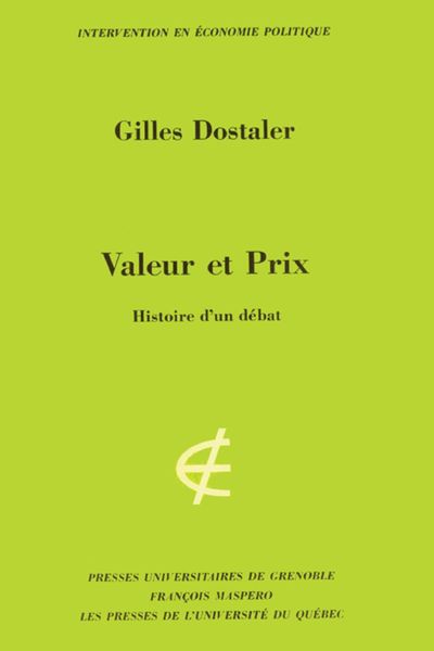 Produktbild: Valeur et prix
