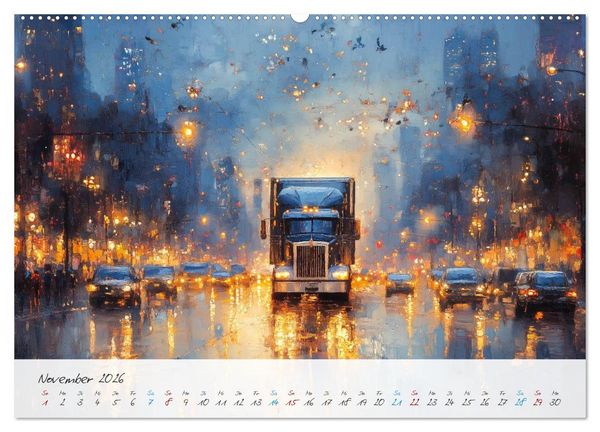 Produktbild: Giganten der Stra&szlig;e (Wandkalender 2026 DIN A2 quer), CALVENDO Monatskalender