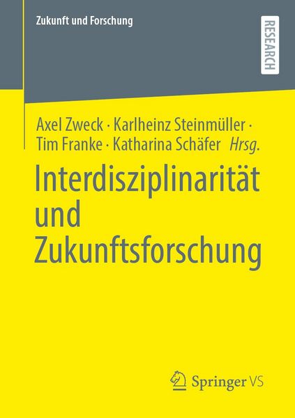 Produktbild: Interdisziplinarit&auml;t und Zukunftsforschung