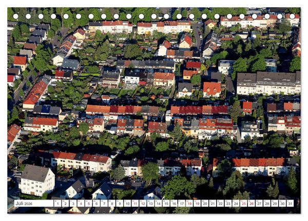 Produktbild: Chemnitz - Von Oben Nach Unten (Tischkalender 2026 DIN A5 quer), CALVENDO Monatskalender