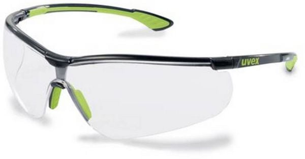 Produktbild: uvex sportstyle 9193265 Schutzbrille inkl. UV-Schutz Gr&uuml;n, Schwarz EN 166, EN 170 DIN 166, DIN 170