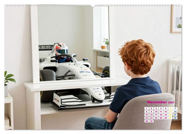 Produktbild: Zukunft im Spiegelbild - Tr&auml;ume ver&auml;ndern sich nicht, sie reifen (hochwertiger Premium Wandkalender 2027 DIN A2 quer), Kunstdruck in Hochglanz