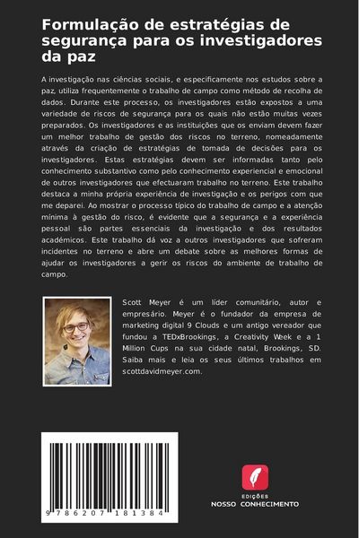Produktbild: Formula&ccedil;&atilde;o de estrat&eacute;gias de seguran&ccedil;a para os investigadores da paz
