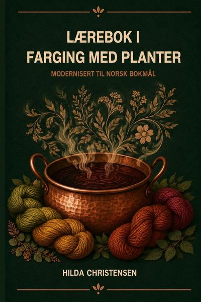 Produktbild: L&aelig;rebok i farging med planter