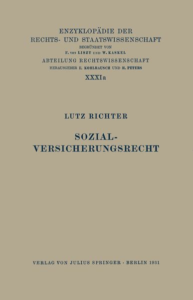 Produktbild: Sozialversicherungsrecht