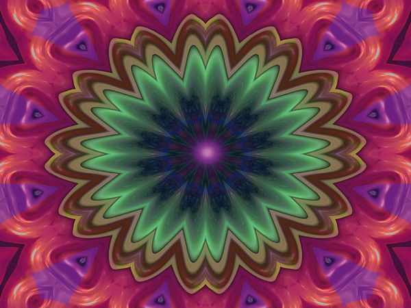 Produktbild: CALVENDO Puzzle Mandala 10 CB 1000 Teile Lege-Gr&ouml;&szlig;e 64 x 48 cm Foto-Puzzle Bild von Claudia Burlager