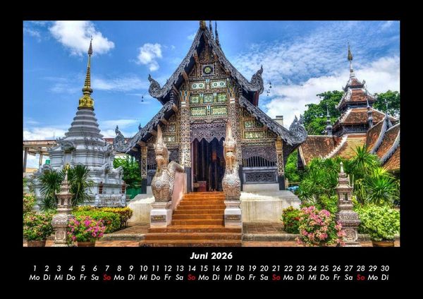 Produktbild: Tempel 2026 Fotokalender DIN A3