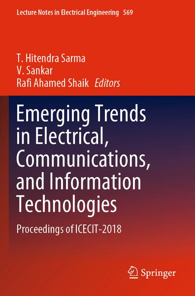 Produktbild: Emerging Trends in Electrical, Communications, and Information Technologies