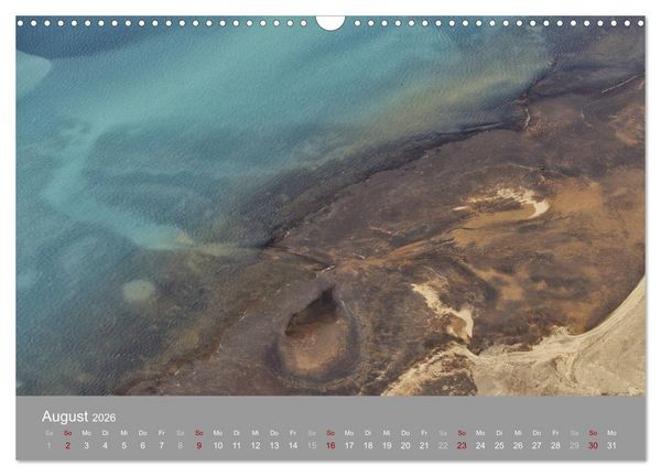 Produktbild: Naturkunst - Luftbilder (Wandkalender 2026 DIN A3 quer), CALVENDO Monatskalender