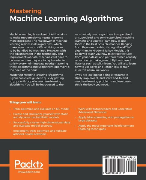 Produktbild: Mastering Machine Learning Algorithms