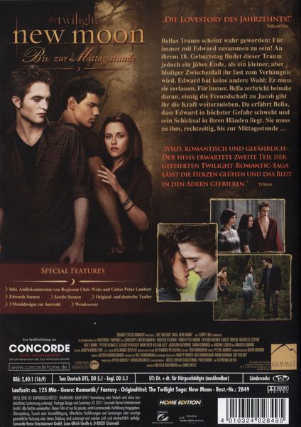 Produktbild: New Moon - Biss zur Mittagsstunde