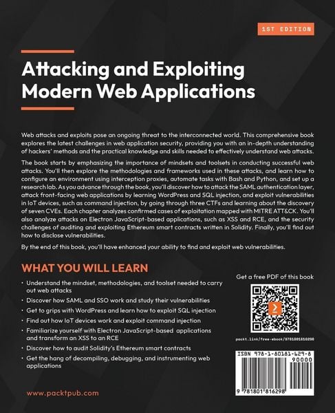 Produktbild: Attacking and Exploiting Modern Web Applications