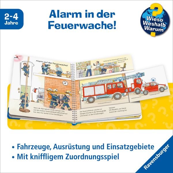 Produktbild: Die Feuerwehr / Wieso? Weshalb? Warum? Junior Bd. 2