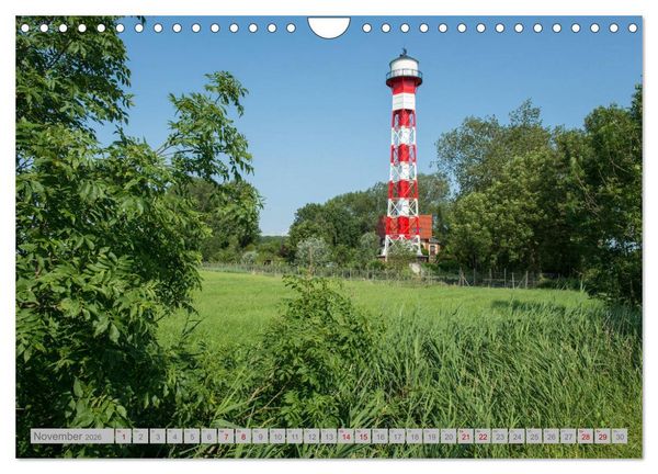 Produktbild: Leuchtt&uuml;rme - W&auml;chter der K&uuml;sten (Wandkalender 2026 DIN A4 quer), CALVENDO Monatskalender