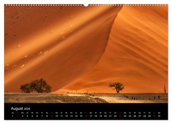 Produktbild: Das Licht Namibias (hochwertiger Premium Wandkalender 2026 DIN A2 quer), Kunstdruck in Hochglanz