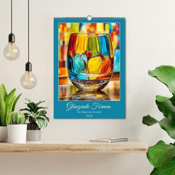 Produktbild: Gl&auml;nzende Formen. Die Magie des Kristalls (Wandkalender 2026 DIN A3 hoch), CALVENDO Monatskalender