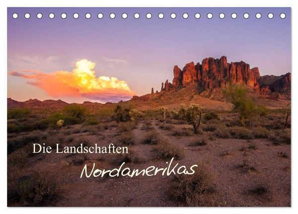 Produktbild: Die Landschaften Nordamerikas (Tischkalender 2026 DIN A5 quer), CALVENDO Monatskalender