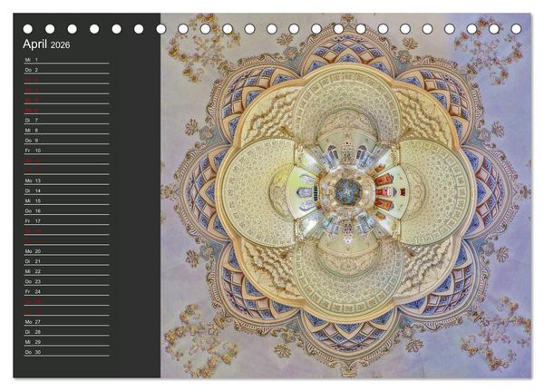 Produktbild: Orientalische Architektur - Verzaubernd (Tischkalender 2026 DIN A5 quer), CALVENDO Monatskalender