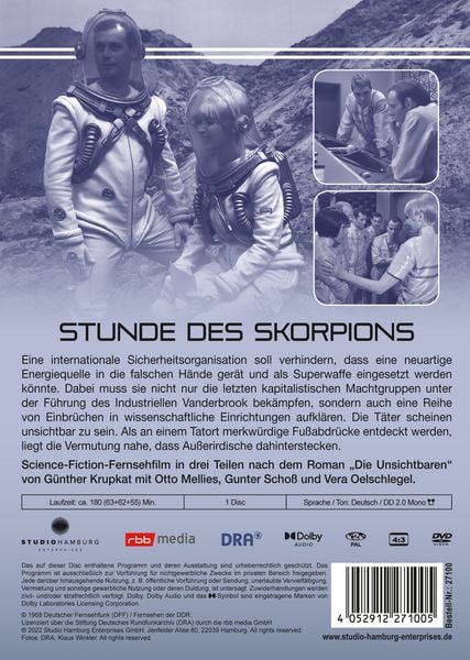 Produktbild: Stunde des Skorpions (DDR TV-Archiv)