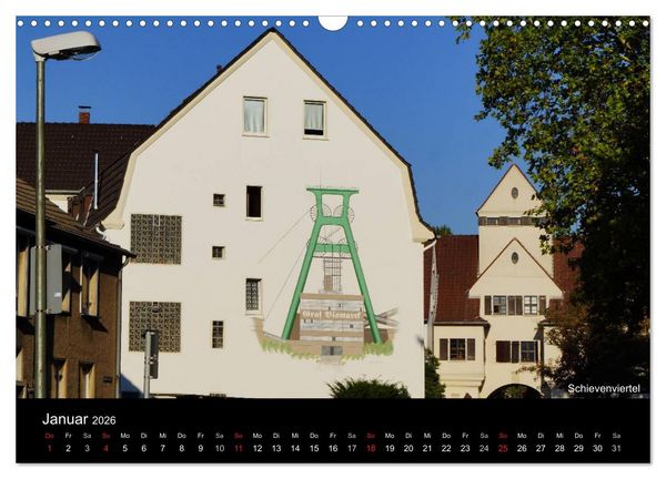 Produktbild: Gelsenkirchen 2026 (Wandkalender 2026 DIN A3 quer), CALVENDO Monatskalender