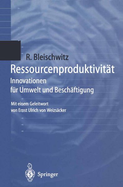 Produktbild: Ressourcenproduktivit&auml;t