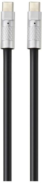 Produktbild: Renkforce USB-C&reg; Kabel USB 2.0 USB-C&reg; Stecker, USB-C&reg; Stecker 1.00m Schwarz RF-6056872