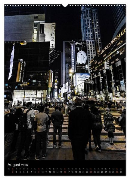 Produktbild: NEW YORK &ndash; street view (hochwertiger Premium Wandkalender 2026 DIN A2 hoch), Kunstdruck in Hochglanz