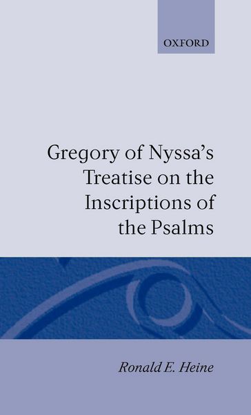 Produktbild: Gregory of Nyssa's Treatise on the Inscriptions of the Psalms