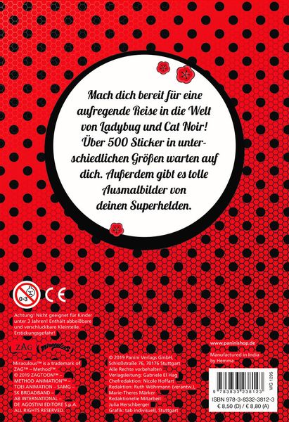 Produktbild: Miraculous: Superstarker Sticker- und Malspa&szlig;