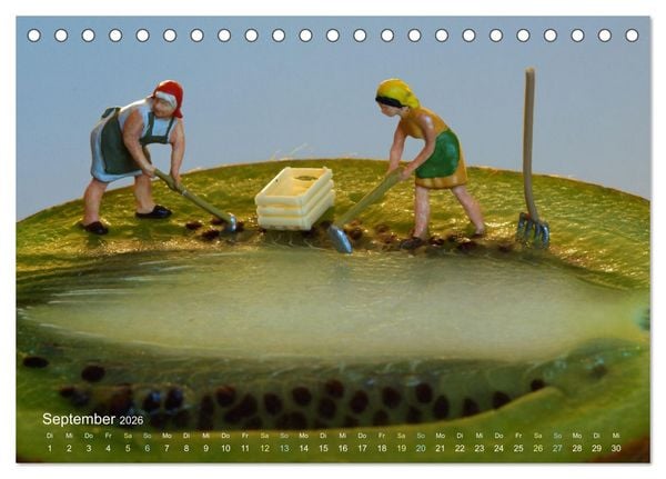 Produktbild: Das geheime Leben von Miniatur-Figuren (Tischkalender 2026 DIN A5 quer), CALVENDO Monatskalender