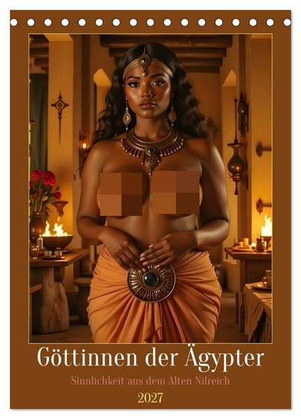 Produktbild: G&ouml;ttinnen der &Auml;gypter (Tischkalender 2027 DIN A5 hoch), CALVENDO Monatskalender