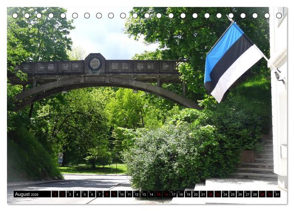 Produktbild: Malerisches Dorpat - Estlands Universit&auml;tsstadt Tartu (Tischkalender 2026 DIN A5 quer), CALVENDO Monatskalender